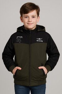 QB CLUB Full Sleeve Colorblock Boys Jacket