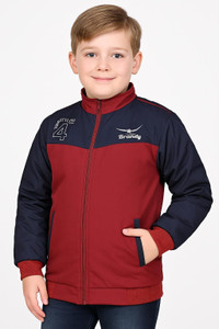 QB CLUB Full Sleeve Colorblock Boys Jacket