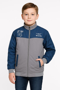 QB CLUB Full Sleeve Colorblock Boys Jacket