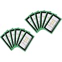 Playbook Wristband QB, Adult Football Playbook, 3 Slots, Black 12 Pack