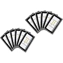 Playbook Wristband QB, Adult Football Playbook, 3 Slots, Black 12 Pack