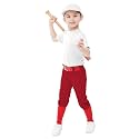 QBK 2T-17Y Toddler Baseball Pants Youth Softball Pants Kids Tee Ball Pants for Boy Girl