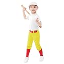 QBK 2T-17Y Toddler Baseball Pants Youth Softball Pants Kids Tee Ball Pants for Boy Girl