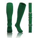 QBK 2T/3T/4T/5T Toddler Baseball Socks and Belt, 1 Pair of Socks &amp; 1 Belt