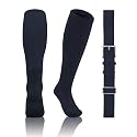 QBK 2T/3T/4T/5T Toddler Baseball Socks and Belt, 1 Pair of Socks &amp; 1 Belt