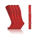 QBK Toddler Baseball Socks And Belt Set, 2 Pairs of Socks &amp; 1 Belt