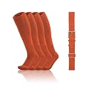 QBK Toddler Baseball Socks And Belt Set, 2 Pairs of Socks &amp; 1 Belt