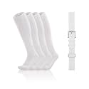 QBK Toddler Baseball Socks And Belt Set, 2 Pairs of Socks &amp; 1 Belt