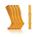 QBK Toddler Baseball Socks And Belt Set, 2 Pairs of Socks &amp; 1 Belt