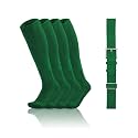 QBK Toddler Baseball Socks And Belt Set, 2 Pairs of Socks &amp; 1 Belt