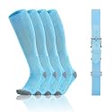 QBK Toddler Baseball Socks And Belt Youth Softball Tee Ball Combo Set
