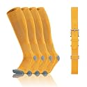 QBK Toddler Baseball Socks And Belt Youth Softball Tee Ball Combo Set