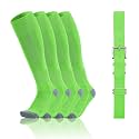 QBK Toddler Baseball Socks And Belt Youth Softball Tee Ball Combo Set