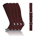 QBK Toddler Baseball Socks And Belt Youth Softball Tee Ball Combo Set