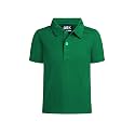 QBK Toddler to Youth Boy's Performance Polo Kids Collared Golf Shirt