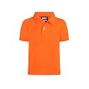 QBK Toddler to Youth Boy's Performance Polo Kids Collared Golf Shirt