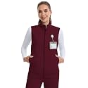 QBK Women's Lightweight Stretch Stand Collar Healthcare Scrub Vest
