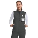 QBK Women's Lightweight Stretch Stand Collar Healthcare Scrub Vest