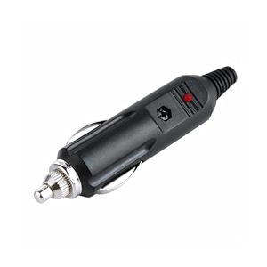 qbm 12-24v car cigarette lighter power male socket plug pack of 1