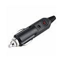 QBM 12-24V Car Cigarette Lighter Power Male Socket Plug (Pack of 1)