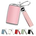 QBUC for Mazda Soft TPU Key Fob Cover Case with Keychain (Pink)