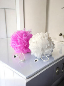 qbz luxury bathing loofah sponge for men women kids face body wash scrubber