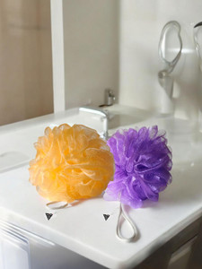 qbz luxury bathing loofah sponge for men women kids face body wash scrubber