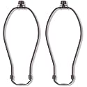 Qc 10 Inch Bronze Heavy Duty Lamp Harp Holder, 2 Set Detachable, Metal Frame, Lamp Base Mount
