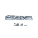 QCAA Extra Heavy Duty Concealed Safety Hasp, Flexible Link, with Hardened Staple, 9" Triple Flexible, Zinc Plated, 1 Pack, Made in Taiwan
