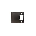 QCAA Solid Brass Extended Lip Strike, 3''X2-1/4", Oil-Rubbed Bronze, 1 Pack, Made in Taiwan