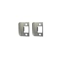 QCAA Stainless Steel Extended Lip Strike, 1-3/4''X2-1/4", Satin Nickel, 2 Pack, Made in Taiwan