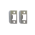 QCAA Stainless Steel Extended Lip Strike, 1-1/2"X2-1/4", Satin Nickel, 2 Pack, Made in Taiwan