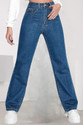 Qeboo Straight Fit Women Blue Jeans