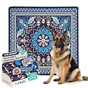 Qeils Washable Pee Pads, Super Absorbent Puppy Pads, 2 Pack 72"x72"