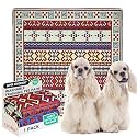 Qeils Washable Pee Pads, Super Absorbent Puppy Pads, 2 Pack 72"x72"