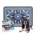 Qeils Washable Pee Pads, Super Absorbent Puppy Pads, 2 Pack 36"x24"