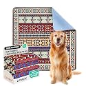Qeils Washable Pee Pads, Super Absorbent Puppy Pads, 2 Pack 18"x24"