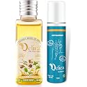 QELICA Ayurvedic Mouthwash Coco Mint Oil Pulling 50ml and Ice Polar Mouth Spray 10gm Combo For Oral Care
