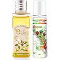 QELICA Ayurvedic Mouthwash Coco Mint Oil Pulling 50ml and Paan Kesari Mouth Spray 10gm Combo For Oral Care