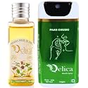 QELICA Ayurvedic Mouthwash Coco Mint Oil Pulling 50ml and Paan Chuski Mouth Spray 10gm Combo For Oral Care