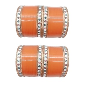 sakhi coloured punjabi choodachuda bangles set for bridalgirlsladieschurachoora bangles and bracletsset for both handshandmade  set of 64 bangles