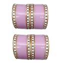 SAKHI Coloured punjabi chooda/chuda bangles set for bridal/girls/ladies/chura/choora bangles and braclets/set for both hands/Handmade / (Set of 64 Bangles)