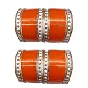 SAKHI Coloured punjabi chooda/chuda bangles set for bridal/girls/ladies/chura/choora bangles and braclets/set for both hands/Handmade / (Set of 64 Bangles)