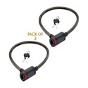 QERESTON Bike Lock | Cable Locks | Cycle Lock | Helmets or Scooters (Pack of 2) Cycle Lock