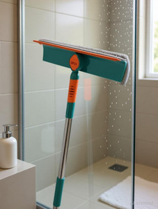 QERINKLE Window Cleaner with Bendable Head for