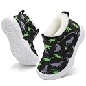 QFH Baby Boys Girls Winter Warm Shoes Cozy Fleece Snow Boots Toddler Non-Slip Walking Shoes Infant Outdoor Water Resistance Faux Fur Booties