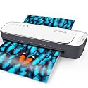 Qfun 13-Inch Thermal & Cold Laminator Machine 11x17 with Laminating Sheets