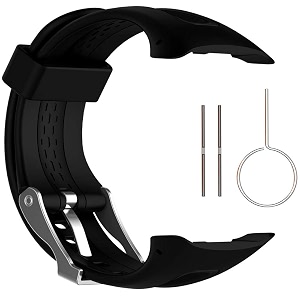 qghxo band for garmin forerunner 1015 soft silicone watch band strap for garmin forerunner 1015 gps watch