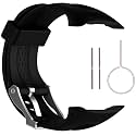 QGHXO Band for Garmin Forerunner 10/15, Soft Silicone Watch Band Strap for Garmin Forerunner 10/15 GPS Watch