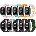 QGHXO Band for Garmin Venu Sq, Soft Silicone Replacement Watch Band for Garmin Venu/Venu Sq/Venu Sq Music (No Tracker)